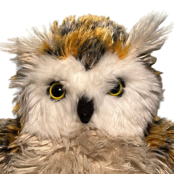 Harry Potter and the Cursed Child Owl Plush Stuffed Animal 8" Brown Tan Mottled - Picture 1 of 10